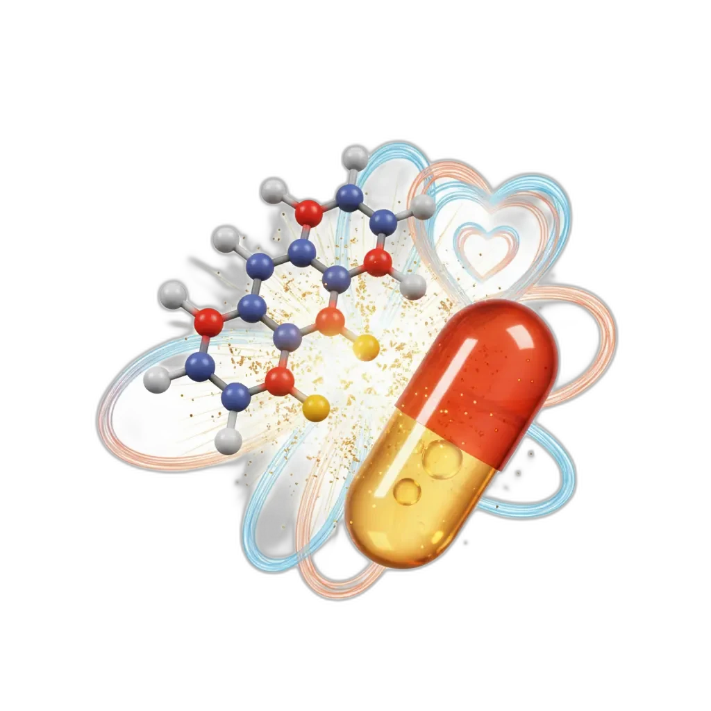 Coenzyme Q10 — antioxidáns, amely hozzájárul a vitalitás megőrzéséhez.
