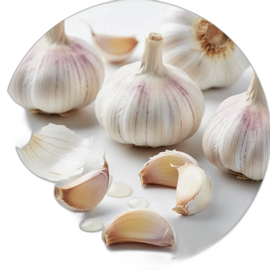 Garlic — természetes fűszer, amely kedvező hatással van az általános közérzetre.